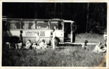Wycieczka po Suwalszczyźnie w ramach"Letniego Esperanckiego Obozu" zorganizowana przez "Biazeta Aŭroro", 9 sierpień 1983 r.