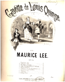 Gavotte Louis XV, Op.54 : pianoforte solo.