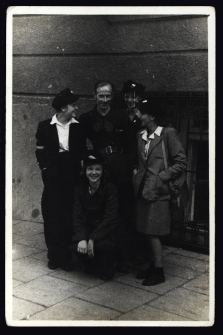 Jagoda, por. Topór, Śnieżka, Baśka i Oleńka podczas Powstania Warszawskiego, Warszawa 10 sierpnia 1944 r.