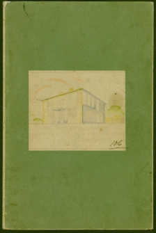 Projekt domu przy ul. Koszykowej 5 (identyczny jak przy ul. Poprzecznej 2), Białystok, 1934 r.