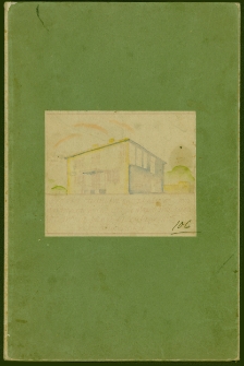 Projekt domu przy ul. Koszykowej 5 (identyczny jak przy ul. Poprzecznej 2), Białystok, 1934 r.