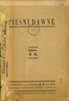 Pieśni dawne