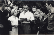 Pracownik Związku Zawodowego Pracowników Państwowych i Społecznych z młodzieżą, druga połowa lat 60. XX w.