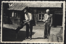 Jerzy Kramarewicz i Michał Tylicki, ul. Słonimska 6, Białystok, lata 40-50 XX w.