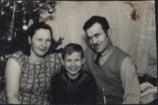 Zofia, Andrzej i Wiktor Ulman, Białystok, 1959 r.