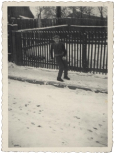 Zabawy na śniegu, Białystok, lata 60. XX w.