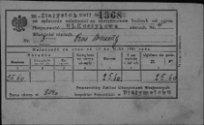 Kwit potwierdzający pobranie opłaty za ubezpieczenie od ognia nieruchomości należącej do Wincentego Prusa przy ul. Koszykowej 4, Białystok, 3 kwietnia 1930 r.