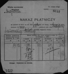 Nakaz płatniczy za podatek od nieruchomości przy ul. Koszykowej 4 i 4a w Białymstoku, 1927 r.
