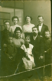 Zdjęcie rodzinne Millerów, Białystok, XX w.