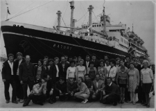 Wycieczka zakładowa dla pracowików Fabryki Przyrządów i Uchwytów w Białymstoku do Trójmiasta, lata 70. XX w.