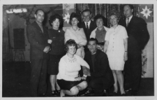 Choinka dla pracowników Fabryki Przyrządów i Uchwytów, świetlica zakładowa, ul. Łąkowa 3, Białystok, lata 70-80. XX w.