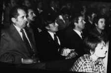 Pracownicy Fabryki Przyrządów i Uchwytów w Filharmonii Białostockiej, ul. Podleśna 2, Białystok, 10 listopada 1979 r.