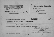 Dokument potwierdzający przyznanie Eugenii Kalinowskiej podwyżki, Białystok, 1 sierpnia 1962 r.