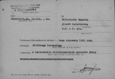 Dokument potwierdzający awans na stanowisko młodszego technologa, Białystok, 1 stycznia 1961 r.