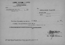 Dokument potwierdzający przyznanie Eugenii Kalinowskiej podwyżki, Białystok, 1 maja 1963 r.