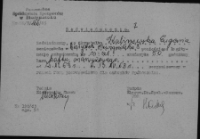 Zaświadczenie o ukończeniu przez Eugenię Kalinowską kursu maszynowego, Białystok, 13 grudnia 1963 r.