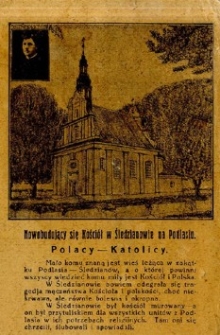 Nowobudujący sie Kości&oacute;ł w Śledzianowie na Podlasiu