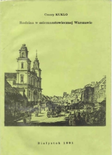 Rodzina w osiemnastowiecznej Warszawie