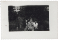 Podwórze domu, ul. Słonimska 42, Białystok, lata 50-60 XX w.