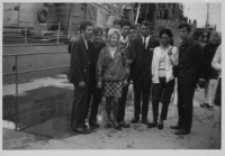 Wycieczka zakładowa dla pracowników Fabryki Przyrządów i Uchwytów w Białymstoku nad morze, lata 60-70. XX w.