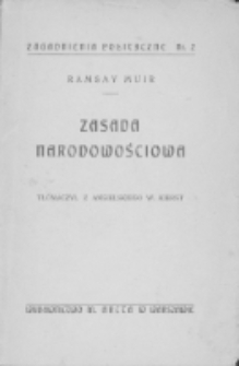 Zasada narodowościowa