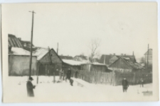 Tyły domów przy ul. Krakowskiej, Białystok, 1945-1969 r. Fot. Zenon Miecielski