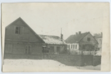 Domy drewniane i murowane, ul. Berdyczowska 3 i 3a, Białystok, 1945-1969 r. Fot. Zenon Miecielski