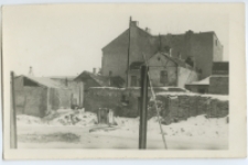 Domy murowane, ul. Stalina 25 i 27 (obecna ul. Lipowa), Białystok, 1945-1969 r. Fot. Zenon Miecielski