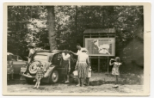 Podczas wycieczki, Białowieża, lata 60. XX w.