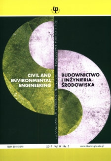 Budownictwo i Inżynieria Środowiska. Vol.8, no.3