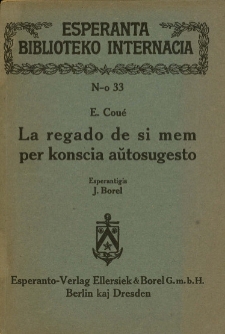 La regado de si mem per konscia aŭtosugesto