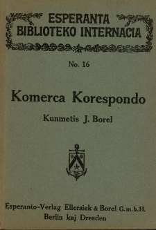 Komerca korespondo