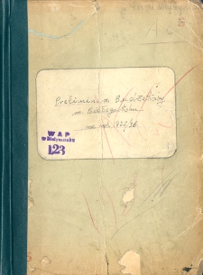 Preliminarz budżetowy miasta Białegostoku na rok 1935/36 od 1 kwietnia 1935 r. do 31 marca 1936 : zestawienie dochodów