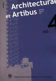 Architecturae et Artibus. Vol. 9, no. 4
