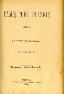 Pamiętniki polskie. T. 2