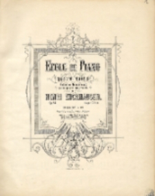 Ecole de piano : á quatre mains : collection de morceux mélodiques et progressifs : Op. 84. Cahier 2