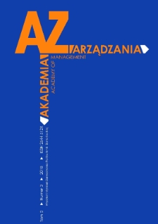 Akademia Zarządzania Vol. 2, iss. 3