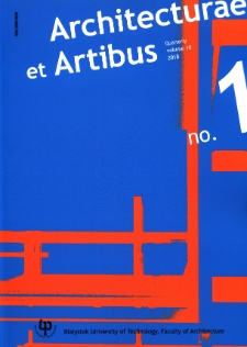 Architecturae et Artibus. Vol. 10, no. 1