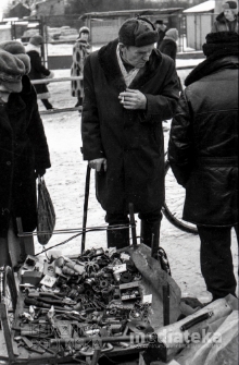 Rynek, ul. Generała Józefa Bema, Białystok, ok. 1978 r., fot. ze zbiorów Andrzeja Trzcińskiego