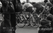 Wyścig kolarski, Białystok, ok. 1978 r., fot. ze zbiorów Andrzeja Trzcińskiego