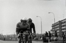 Wyścig kolarski, Białystok, ok. 1978 r., fot. ze zbiorów Andrzeja Trzcińskiego