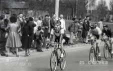 Wyścig kolarski, Białystok, ok. 1978 r., fot. ze zbiorów Andrzeja Trzcińskiego