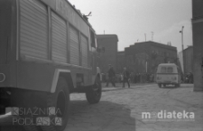 Pochód z okazji świięta 1 Maja, Aleja 1 Maja, Białystok, ok. 1978 r., fot. ze zbiorów Andrzeja Trzcińskiego