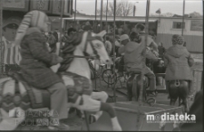 Wesołe miasteczko, Rynek Sienny, Białystok, ok. 1978 r., fot. ze zbiorów Andrzej Trzcińskiego