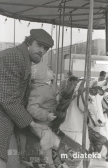 Wesołe miasteczko, Rynek Sienny, Białystok, ok. 1978 r., fot. ze zbiorów Andrzej Trzcińskiego