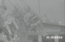 Wesołe miasteczko, Rynek Sienny, Białystok, ok. 1978 r., fot. ze zbiorów Andrzej Trzcińskiego