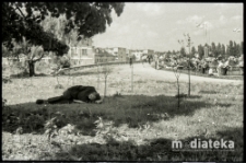 Stadion przy ul. Jurowieckiej, Białystok, druga połowa lat 70. XX w., fot. ze zbior&oacute;w Andrzeja Trzcińskiego