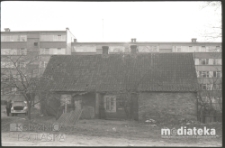 Stara zabudowa, Piaski, Białystok, druga połowa lat 70. XX w., fot. ze zbiorów Andrzeja Trzcińskiego