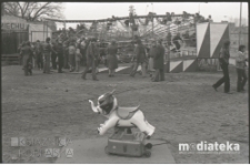 Wesołe miasteczko, Piaski, Białystok, druga połowa lat 70. XX w., fot. ze zbiorów Andrzeja Trzcińskiego