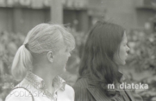 Procesja Bożego Ciała, Kościół pw św. Rocha w Białymstoku, ul. Księdza Adama Abramowicza 1, Białystok, druga połowa lat 70. XX w., fot. ze zbiorów Andrzeja Trzcińskiego